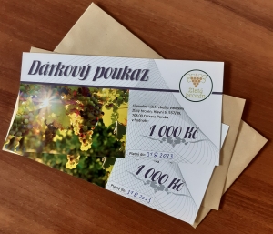 Předání poukazů k soutěži do vinotéky ZLATÝ HROZEN